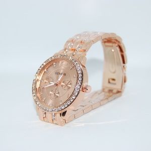 Geneva Rose Gold Fashion Watch